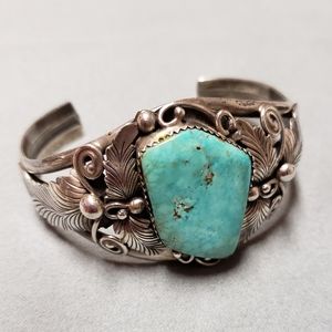 Turquoise cuff bracelet